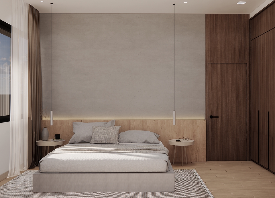 รับออกแบบตกแต่งภายในห้องนอนสไตล์โมเดิร์น