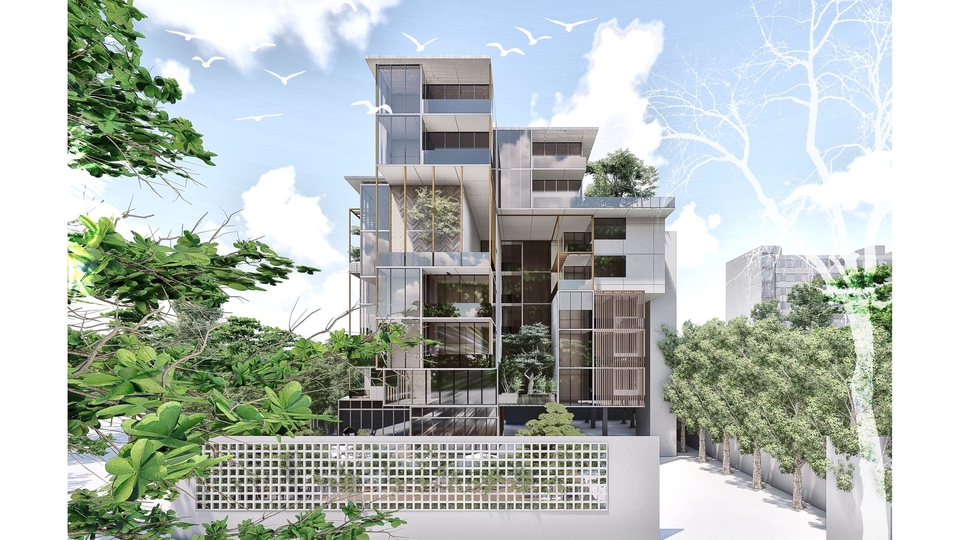 บ้าน โรงแรม คอนโดมิเนียม ร้านอาหาร คาเฟ่ ห้างสรรพสินค้า ห้องพัก หอพัก อาคารพาณิชย์