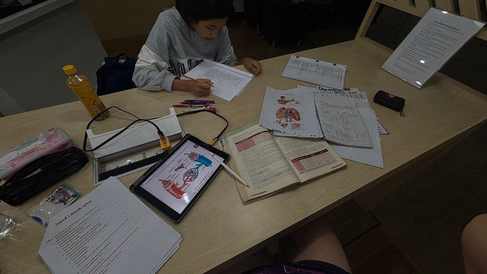 บรรยากาศตอนสอนพิเศษ