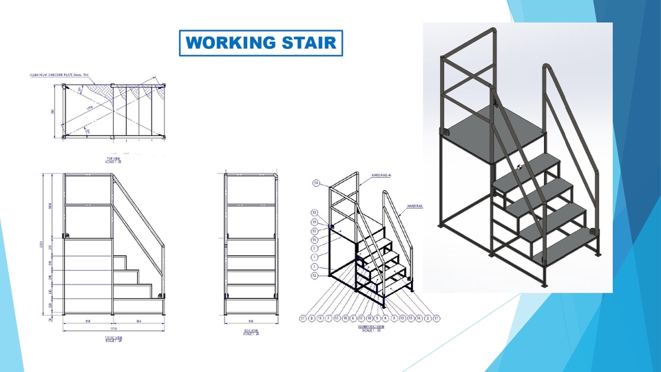 เขียนแบบวิศวกรรมและออกแบบโครงสร้าง - รับเขียนแบบ แก้แบบ ดราฟแบบ 2D 3D ด้วยโปรแกรม Solidworks, AutoCAD - 9