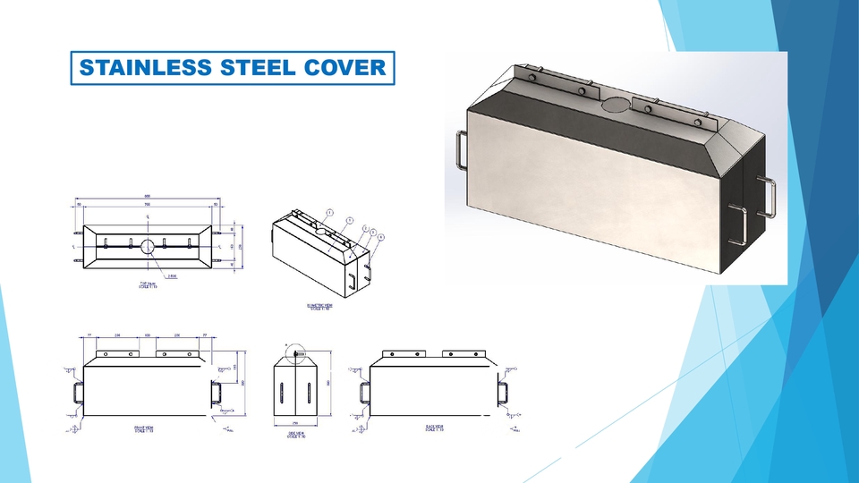 เขียนแบบวิศวกรรมและออกแบบโครงสร้าง - รับเขียนแบบ แก้แบบ ดราฟแบบ 2D 3D ด้วยโปรแกรม Solidworks, AutoCAD - 8