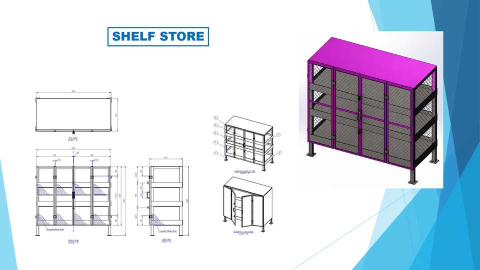 เขียนแบบวิศวกรรมและออกแบบโครงสร้าง - รับเขียนแบบ แก้แบบ ดราฟแบบ 2D 3D ด้วยโปรแกรม Solidworks, AutoCAD - 14