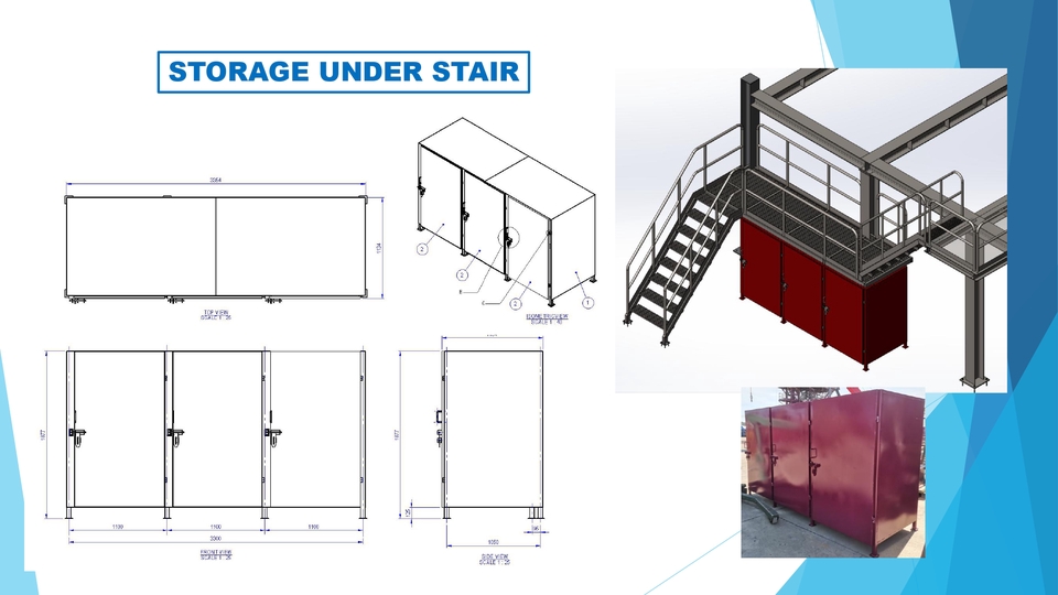 เขียนแบบวิศวกรรมและออกแบบโครงสร้าง - รับเขียนแบบ แก้แบบ ดราฟแบบ 2D 3D ด้วยโปรแกรม Solidworks, AutoCAD - 19