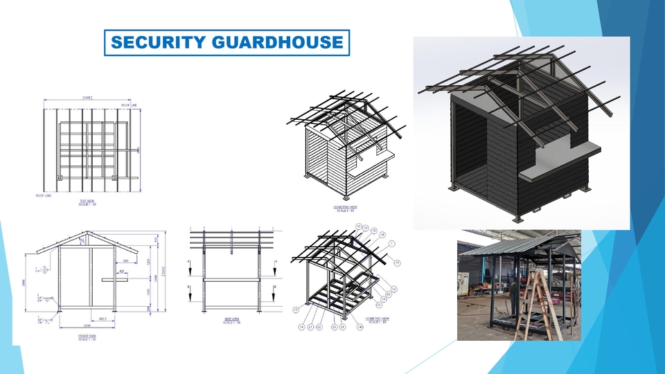 เขียนแบบวิศวกรรมและออกแบบโครงสร้าง - รับเขียนแบบ แก้แบบ ดราฟแบบ 2D 3D ด้วยโปรแกรม Solidworks, AutoCAD - 18