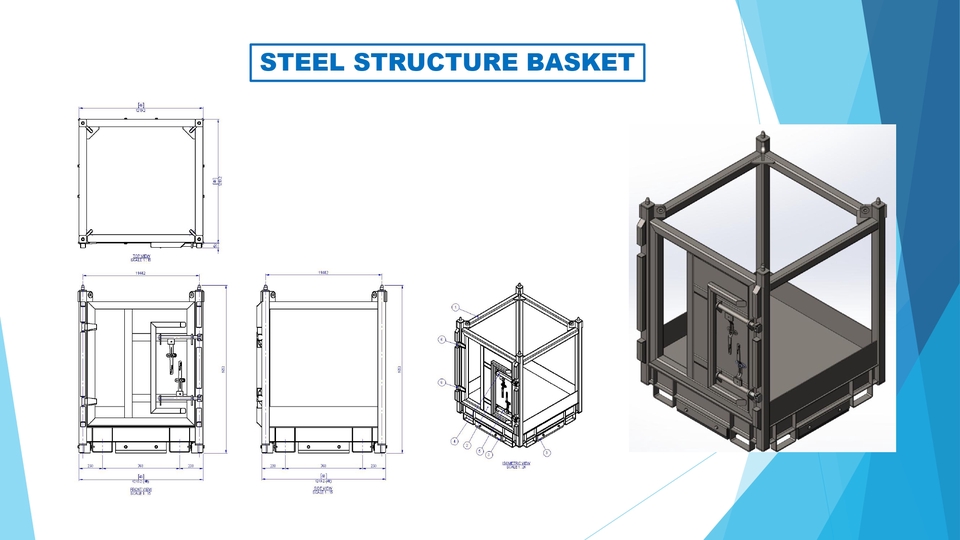 เขียนแบบวิศวกรรมและออกแบบโครงสร้าง - รับเขียนแบบ แก้แบบ ดราฟแบบ 2D 3D ด้วยโปรแกรม Solidworks, AutoCAD - 20