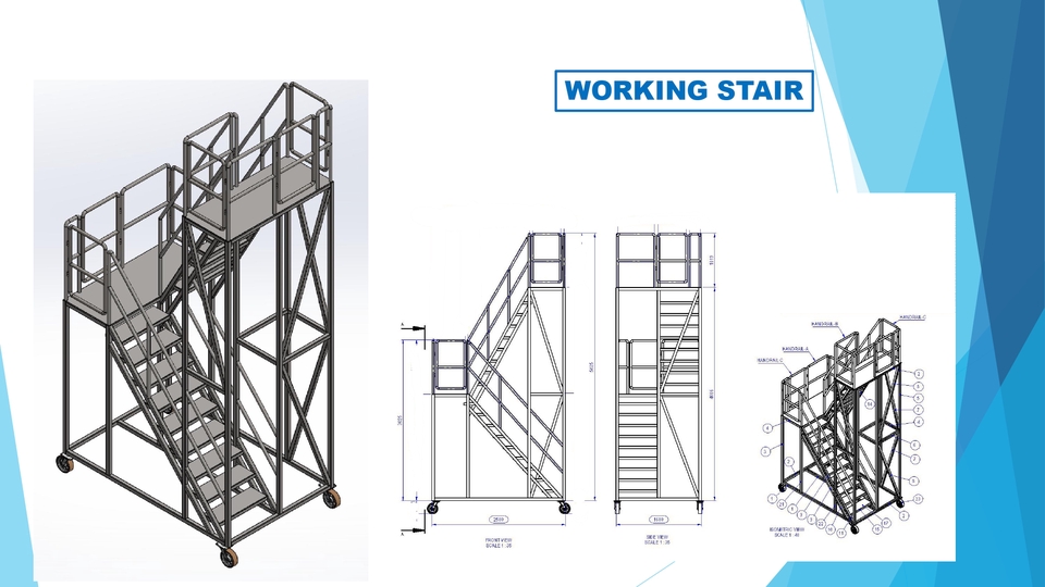 เขียนแบบวิศวกรรมและออกแบบโครงสร้าง - รับเขียนแบบ แก้แบบ ดราฟแบบ 2D 3D ด้วยโปรแกรม Solidworks, AutoCAD - 6