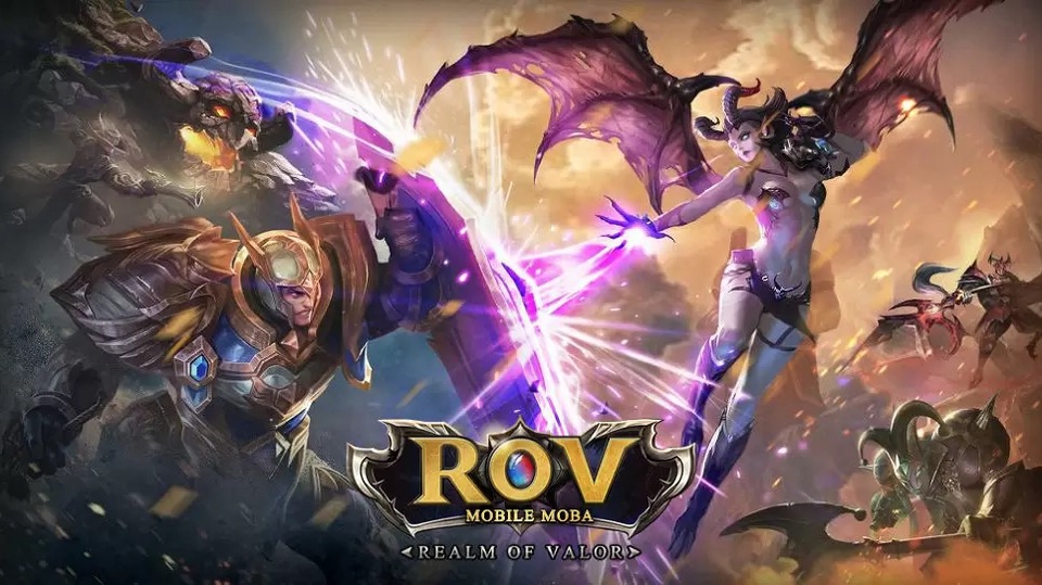 รับจ้างเล่นเกม rov ปั้มแรงค์rov เกม ROV Mobile MOBA Realm of Valor บริการรับจ้างเล่นเกม