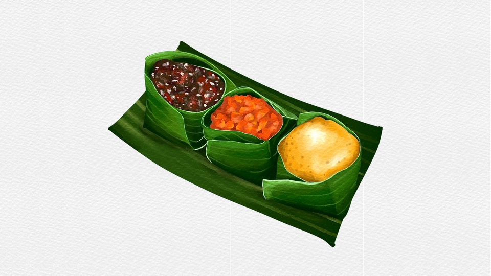 Thai Dessert : ข้าวเหนียว3หน้า