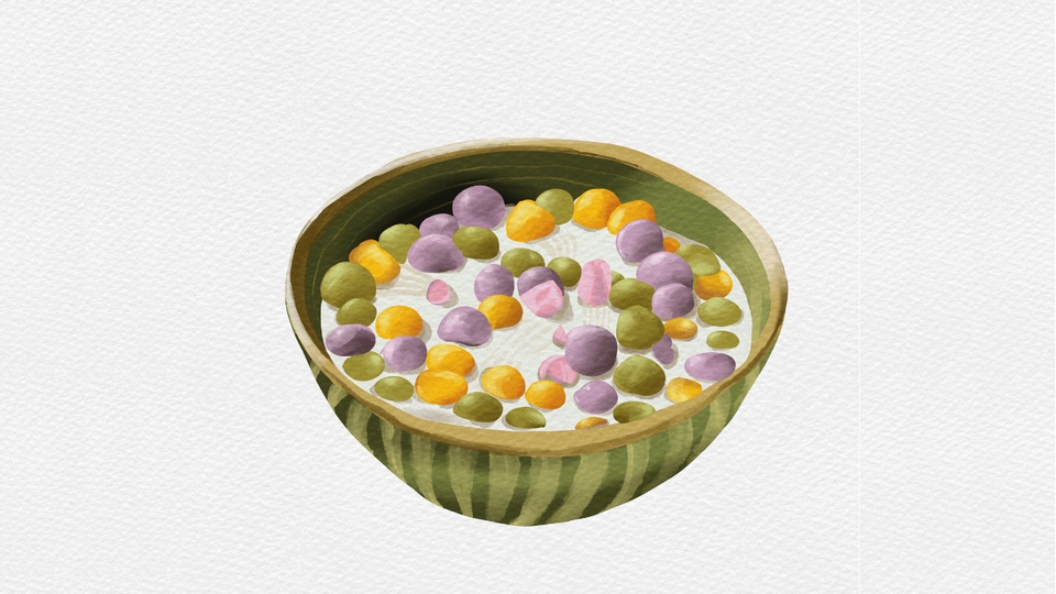 Thai Dessert : บัวลอยไข่หวาน