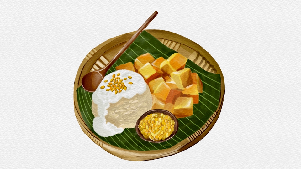 Thai Dessert : ข้าวเหนียวมะม่วง