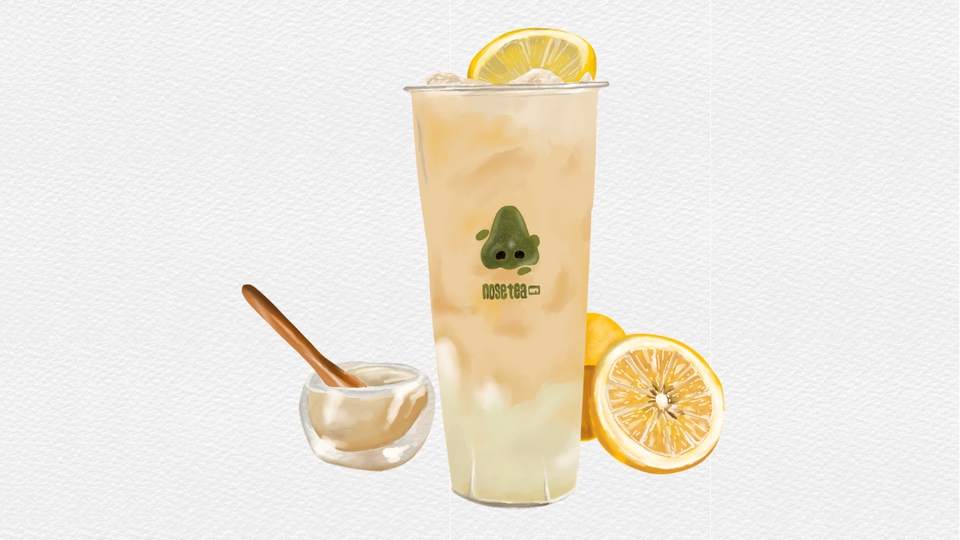 เมนูจากร้าน "NOSE TEA"