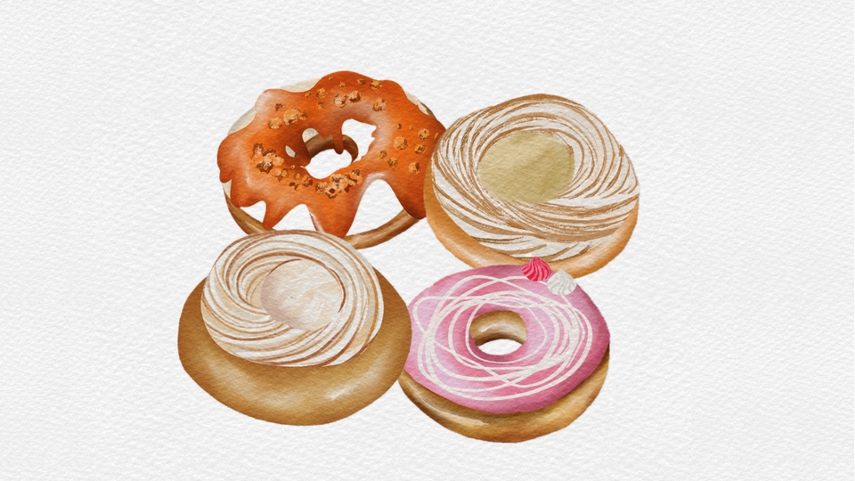 เมนูจากร้าน "Krispy Kreme"