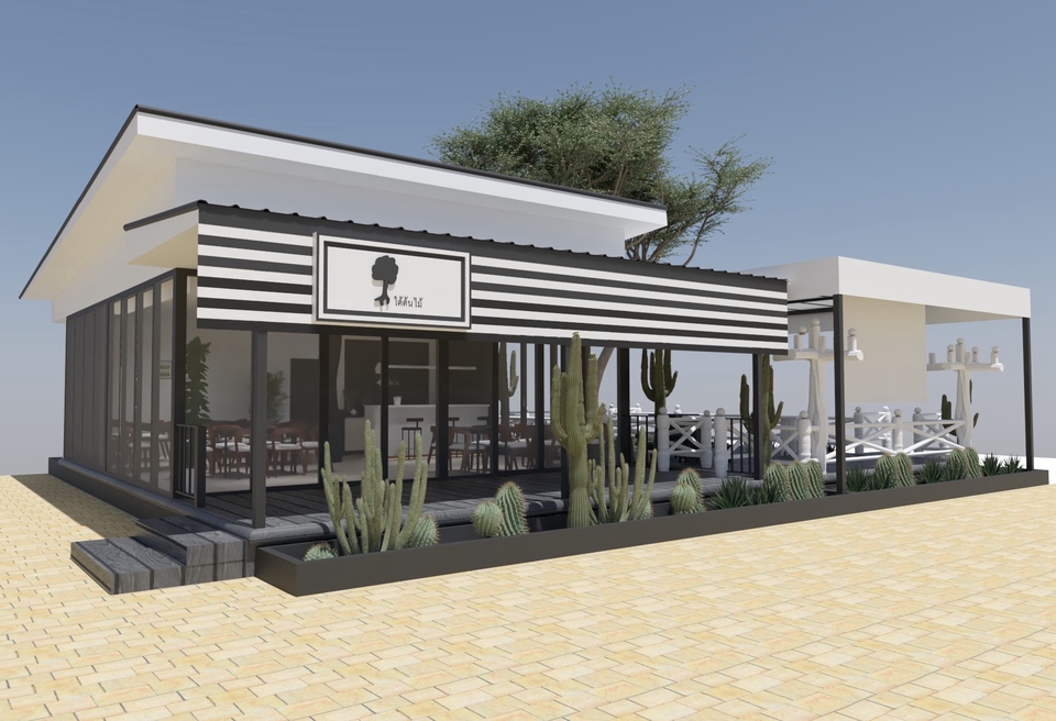 รับ Render 3D - รับออกแบบ ตกแต่งปรับ style - 12