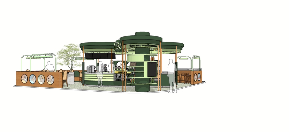 ออกแบบร้านค้า3D perspective มุมมองเสมือนจริง
