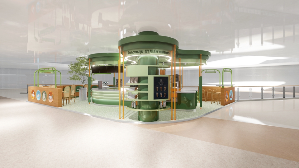 ออกแบบร้านค้า3D perspective มุมมองสวย ราคาถูก