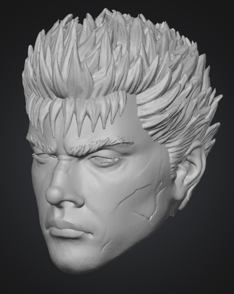 อื่นๆ - 3D Model for 3D Print- Head Sculpt สำหรับปริ้น 3D Resin เเละ PVC - 6