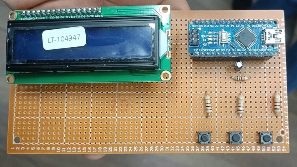รับทำโปรเจคIoT บอร์ด Arduino จอ LCD ปุ่มกด