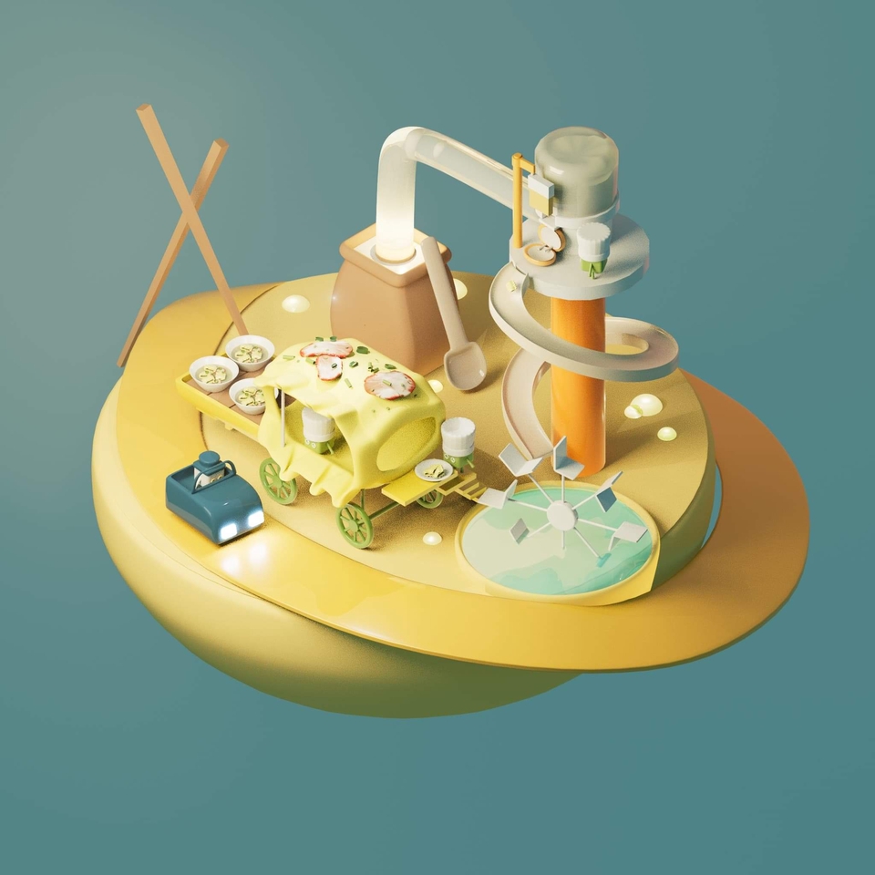 รับ Render 3D - รับ Render งานสามมิติ ทั้งภาพนิ่งและอนิเมชั่น ด้วยโปรแกรม Blender - 5