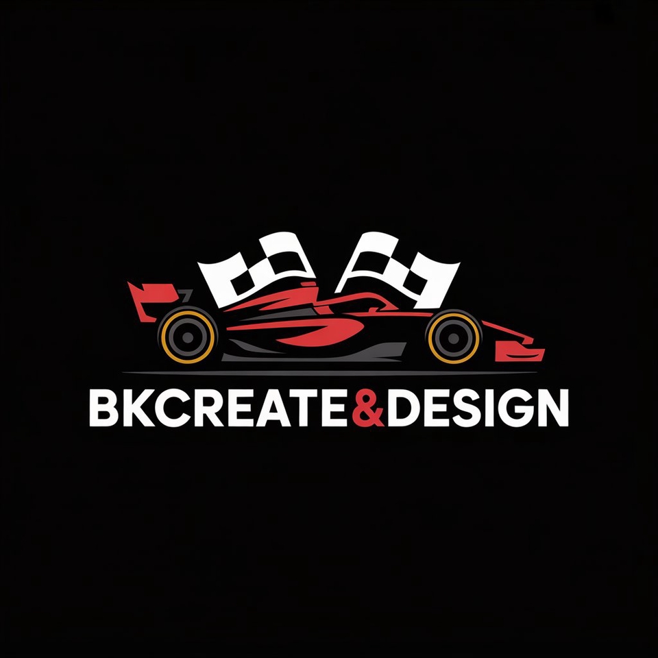 ออกแบบโลโก้รถแข่ง BKCREATE&DESIGN รับออกแบบโลโก้
