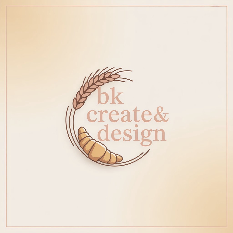 รับออกแบบโลโก้ bk create&design โลโก้สวยเรียบหรู