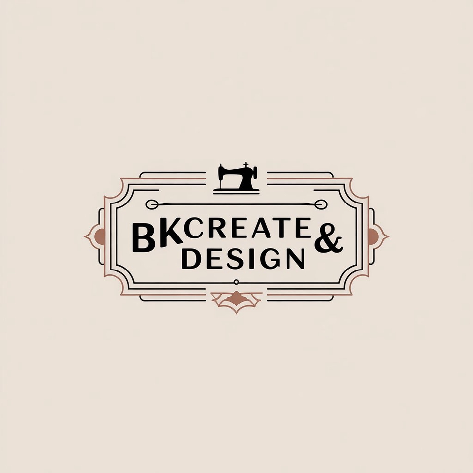 ออกแบบโลโก้ BKCreate&Design โลโก้เรียบหรู รับออกแบบโลโก้