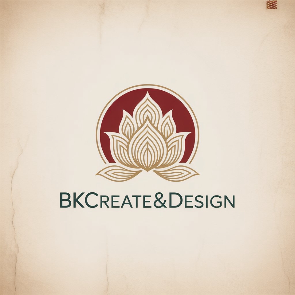 ออกแบบโลโก้ BKCreate&Design โลโก้สวยหรู รับออกแบบโลโก้
