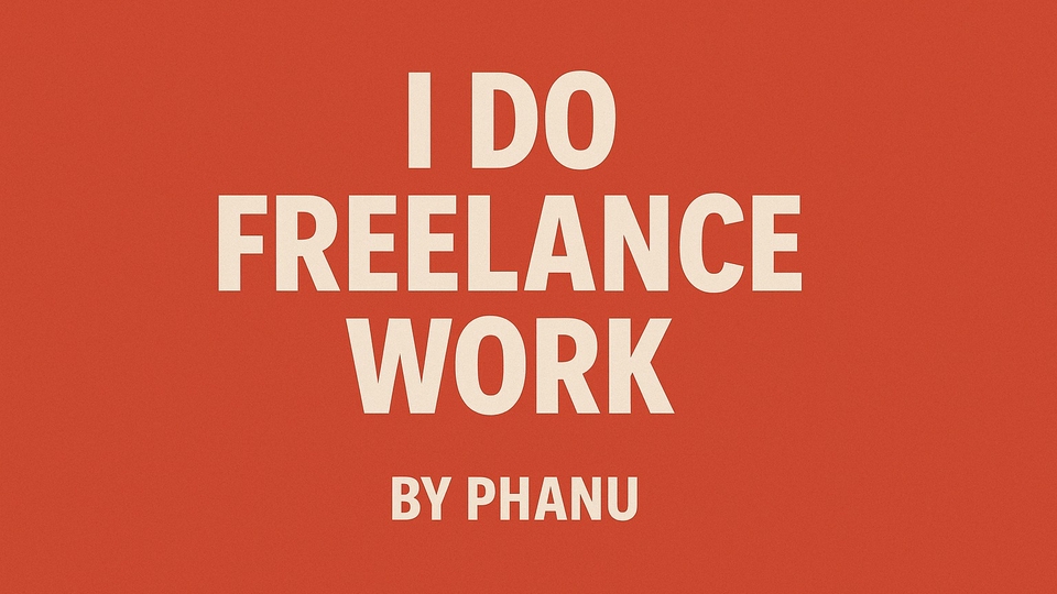 รับจ้างทำทุกอย่าง