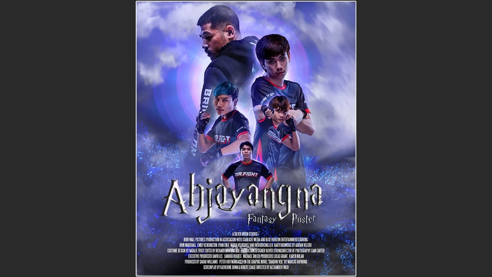 ทำโพสเตอร์หนังแข่งเล่นกับเพื่อนในเวลา 2 ชั่วโมง รวมการหาองค์ประกอบต่างๆด้วย