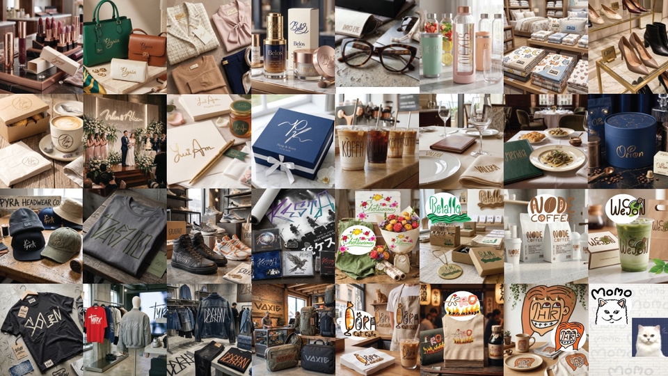 ออกแบบโลโก้ แบรนด์ Brand Branding Logo ออกแบบ งานแต่ง งานแต่งงาน Design Packaging แพ็คเกจจิ้ง วาดรูป