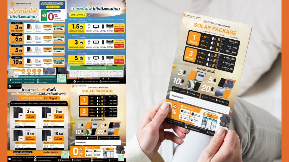สื่อสิ่งพิมพ์และนามบัตร - รับออกเเบบโบรชัวน์ เล่มเเคตตาล็อค เเผ่นพับ - 4