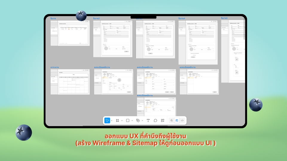 Wireframe, Sitemap, UX