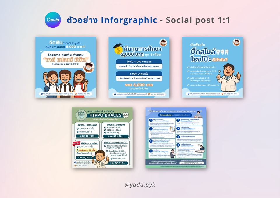 ออกแบบ canva infographic รับทำ canva ทําโปสเตอร์ canva งานออกแบบกราฟิก canva