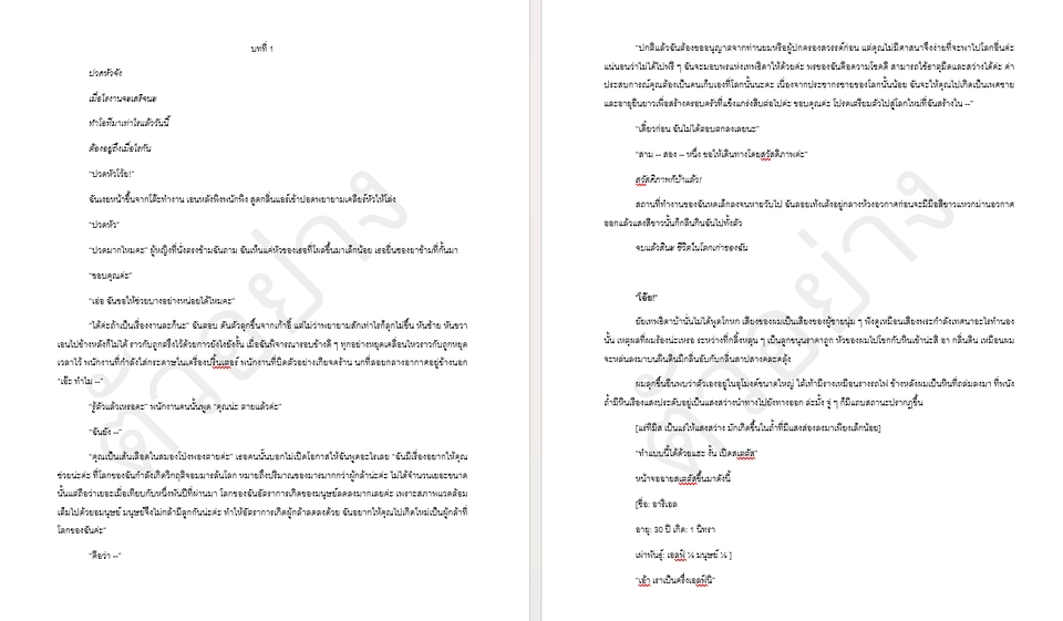 รับแต่งนิยาย บริการรับเขียนนิยาย