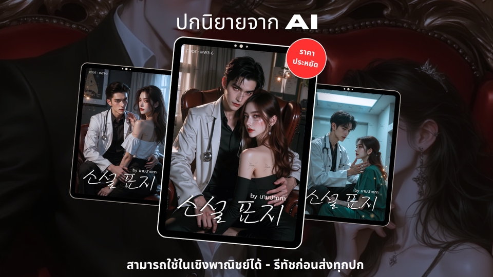 สร้างรูป AI - ปกนิยาย AI ขายดี - 2