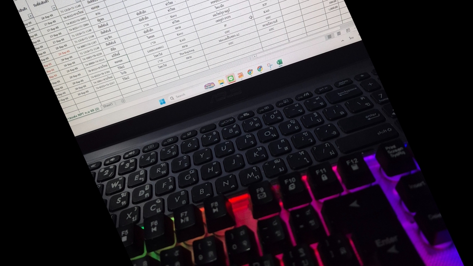 รับจ้างพิมพ์งาน คีย์ข้อมูล word Excel อื่นๆ