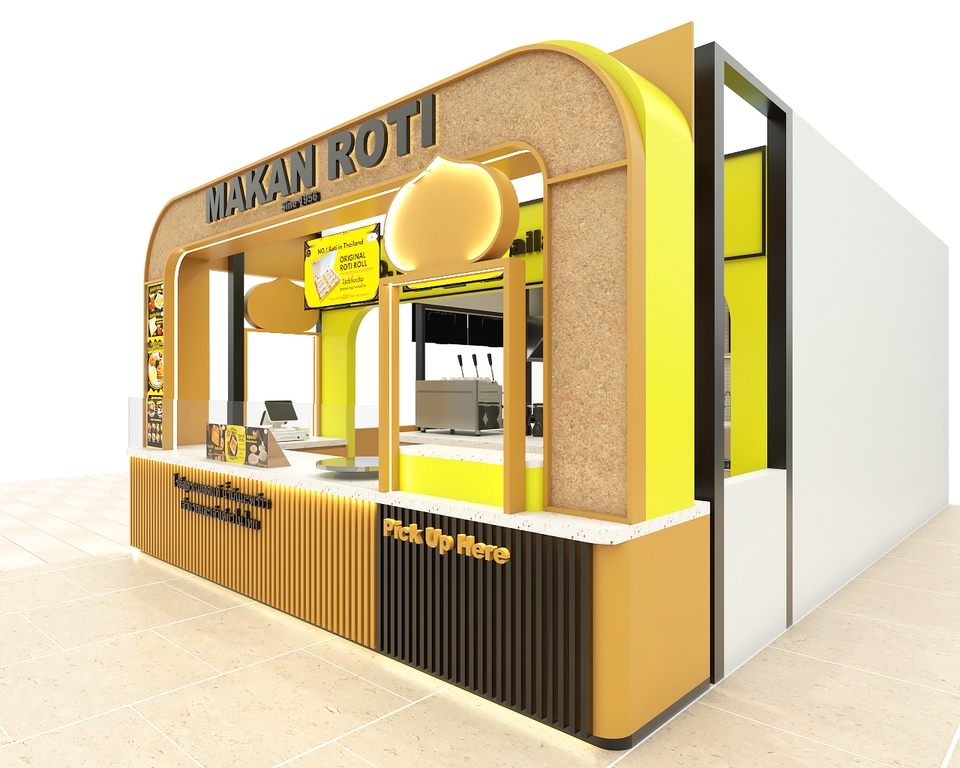 3D Perspective - ออกแบบร้านค้า ตลาดสดธนบุรี - 5