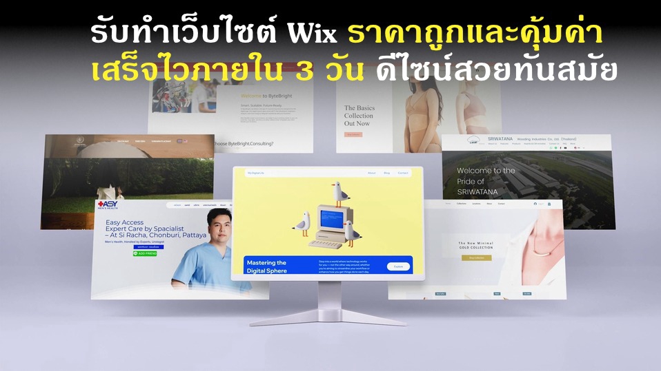 เว็บสวย ใช้ง่าย รองรับทุกอุปกรณ์ พร้อมวางโครง SEO ให้เบื้องต้น