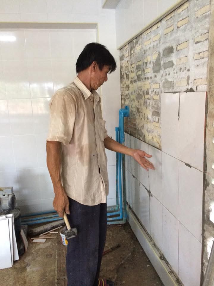 รับปูกระเบื้อง - ช่างชุ้นชลบุรี รับเหมาปูกระเบื้องสุขภัณฑ์ - 8