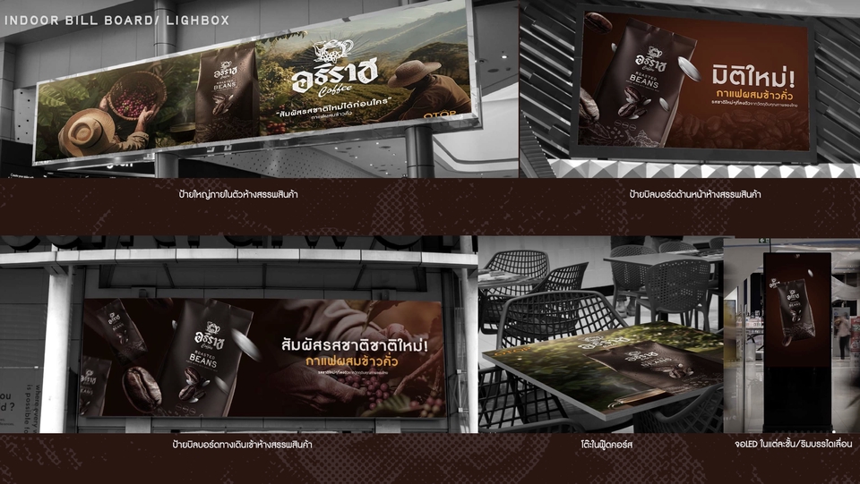 แบนเนอร์สินค้าบนสาธารณะ