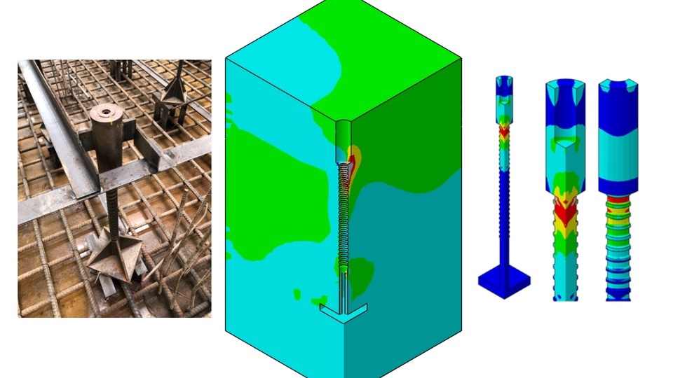Finite element analysis concrete structure stress failure fracture crack testing