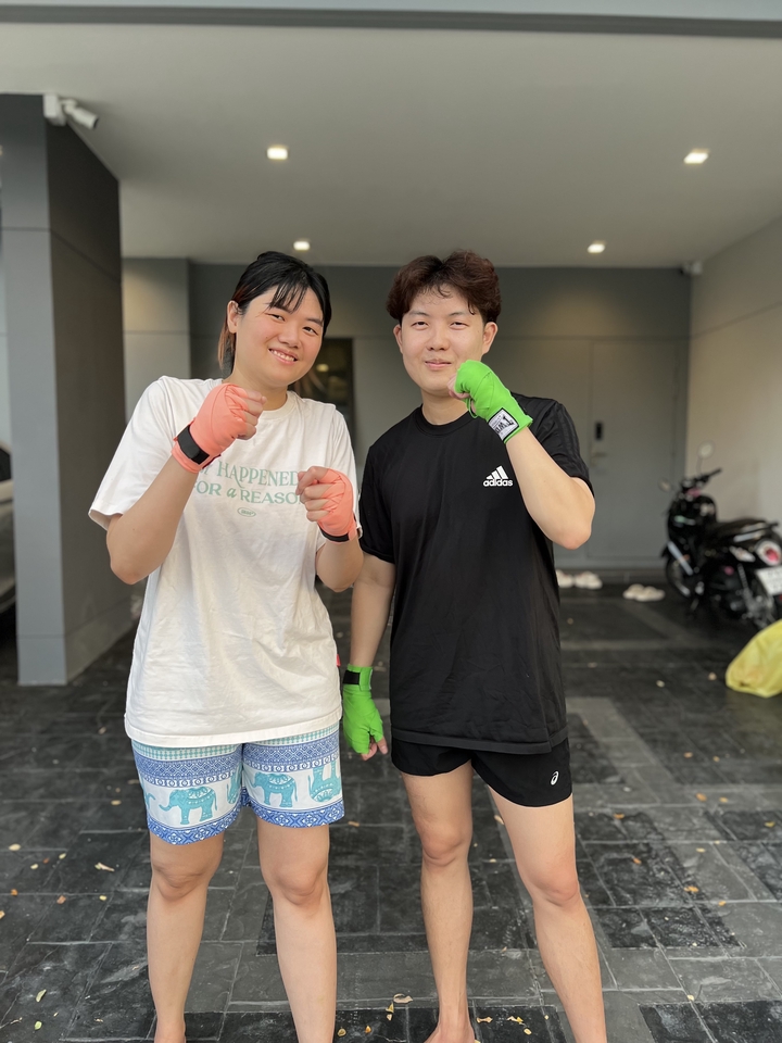 เรียนมวยแบบคู่รัก