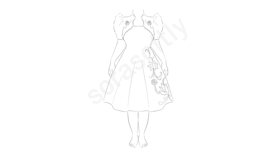 ออกแบบลายผ้า - รับออกแบบชุดแต่งงาน - 6