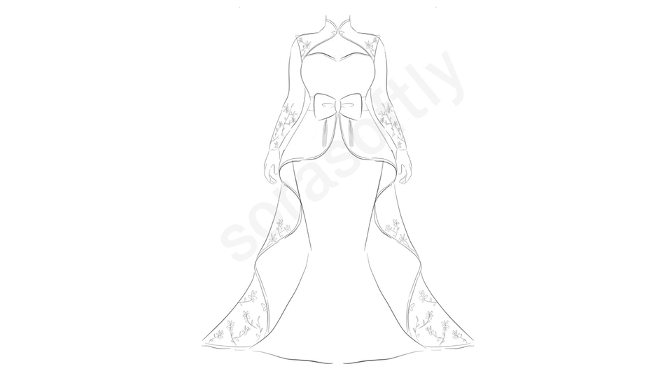 ออกแบบลายผ้า - รับออกแบบชุดแต่งงาน - 5