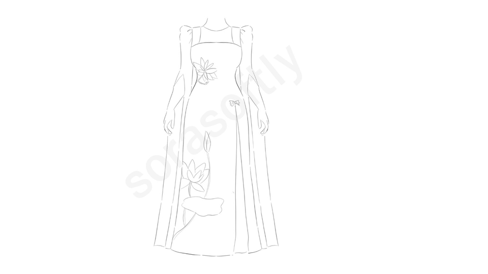 ออกแบบลายผ้า - รับออกแบบชุดแต่งงาน - 7