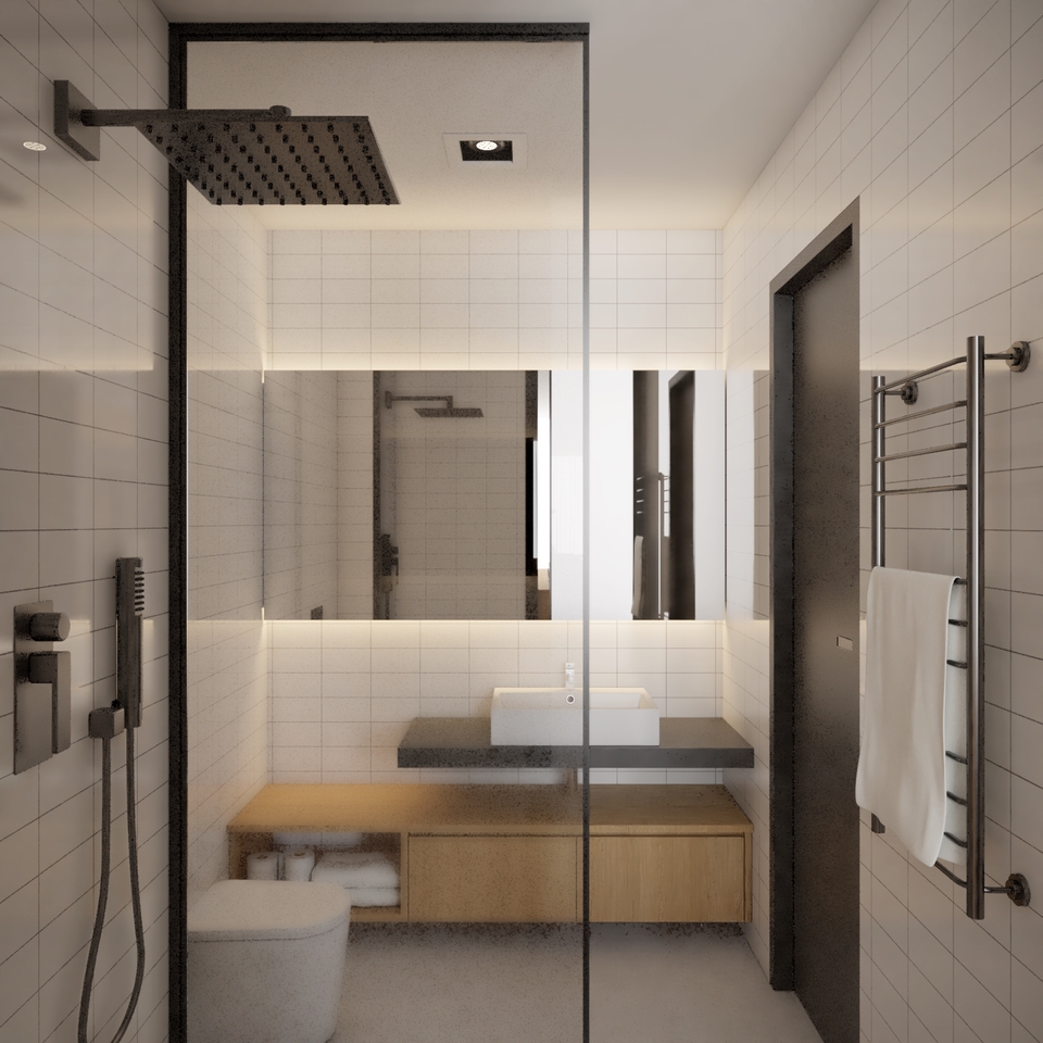 ออกแบบตกแต่งภายในห้องน้ำหรู รับรีโนเวทห้องน้ำ