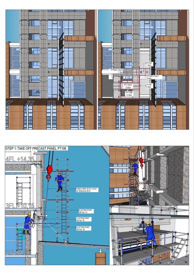 เขียนแบบโครงสร้างอาคาร เขียนแบบก่อสร้าง แบบบ้านพร้อมBOQ ประมาณราคาก่อสร้าง