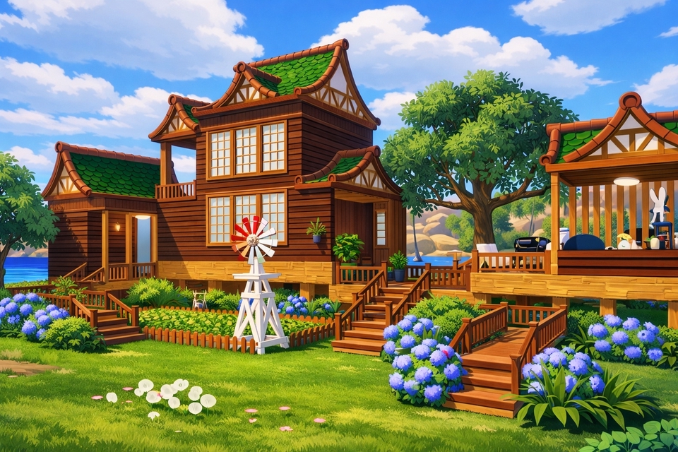 รับจ้างเล่นเกม - รับสร้างบ้าน heartopia ( ได้ทุกสไตล์ ) - 5