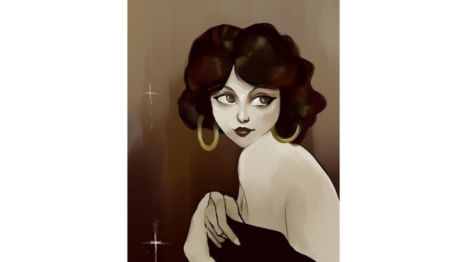 วาดครึ่งตัว