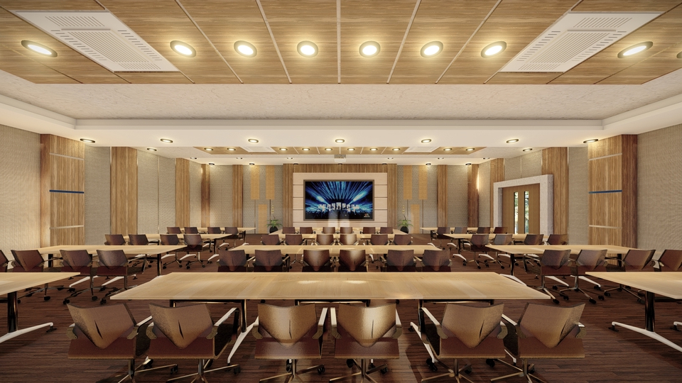 รับออกแบบ 3d perspective ห้องประชุม โมเดล 3 มิติ ราคาถูก