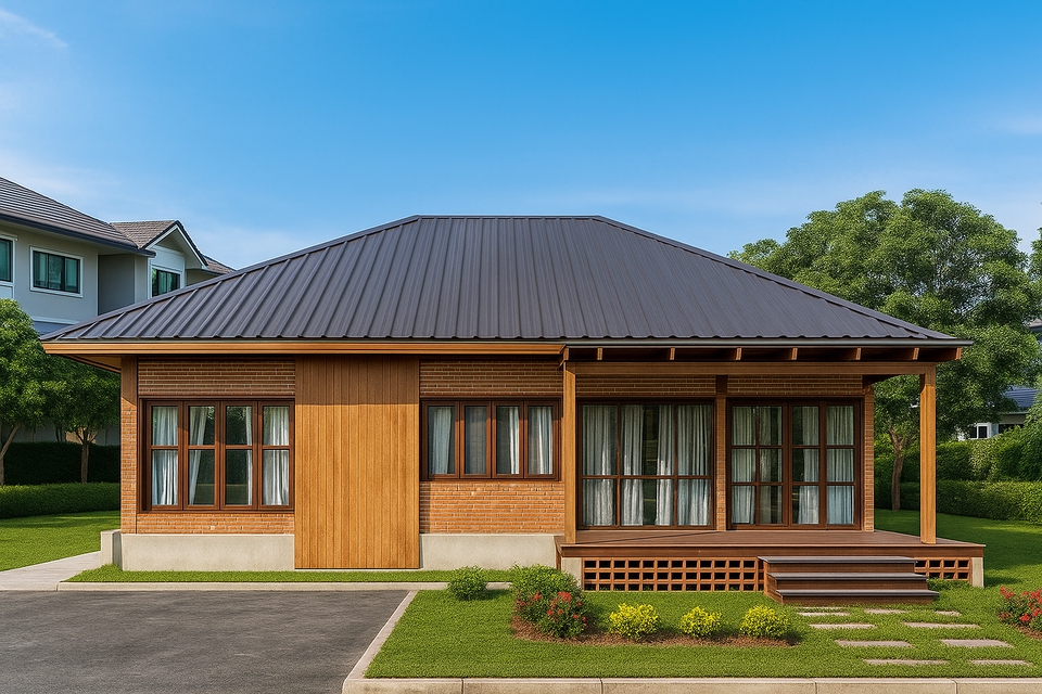 ออกแบบบ้าน3มิติโมเดลPerspectiveสวย